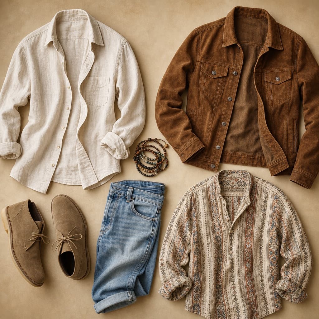 Boho — Pièces clés · Homme