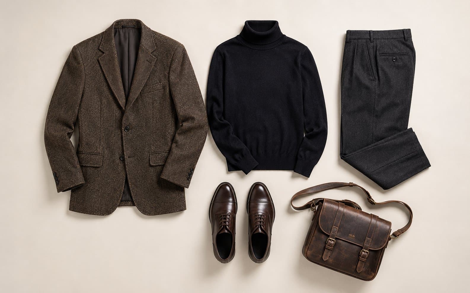 Dark Academia — Key pieces · Men