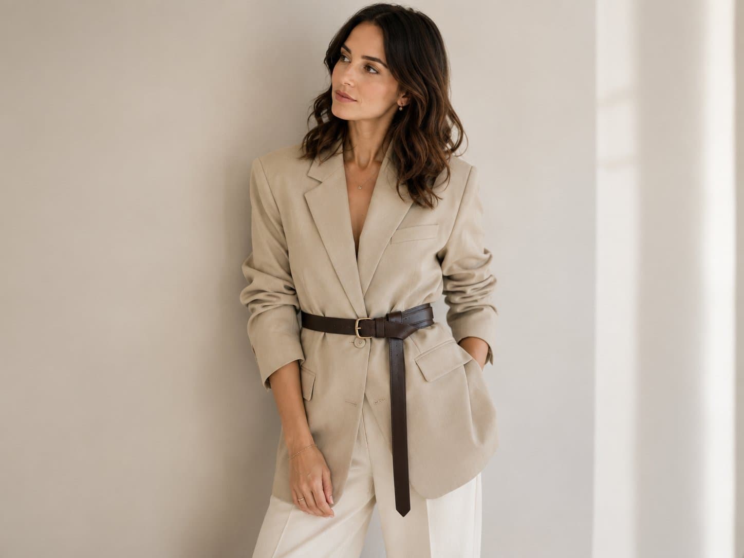 Beispiel zur Lektion Unkonventionelles Gürtel-Styling