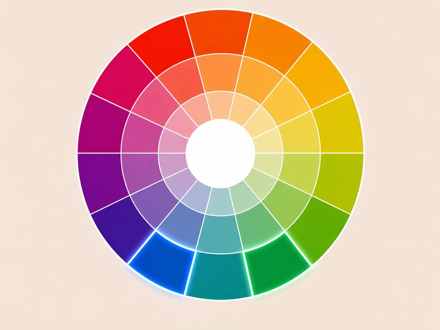 Rule 1 - Neighboring Colors lesson example